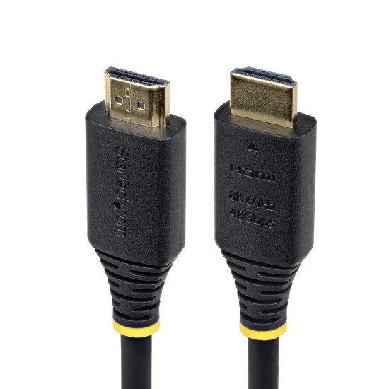 StarTech.com Câble HDMI Ultra Haut Débit Certifié de 3m, 8K 60Hz / 4K 120Hz, Câble HDMI 2.1 avec HDR10+ / eARC, 48 Gbps, Câble HDMI 8K pour Moniteur/Téléviseur/Écran, Gaine TPE Flexible