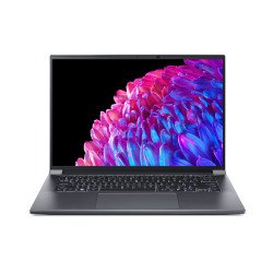 Acer Swift SFX14-72G-50P2 Intel Core Ultra 5 125H Ordinateur portable 36,8 cm (14.5") 2.8K 32 Go LPDDR5-SDRAM 1 To SSD NVIDIA GeForce RTX 3050 Wi-Fi 6 (802.11ax) Windows 11 Pro Gris