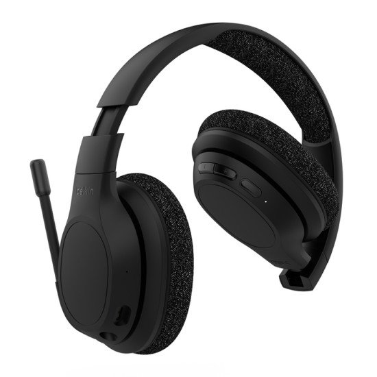 Belkin SoundForm Adapt Casque Avec fil &sans fil Arceau Appels/Musique USB Type-C Bluetooth Noir