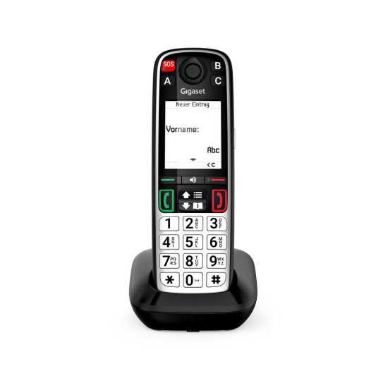 Gigaset EASY 500 Téléphone analog/dect Identification de l'appelant Noir, Argent