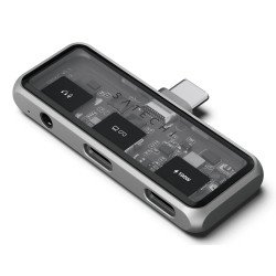 Satechi ST-HXRAJM station d'accueil USB 3.2 Gen 2 (3.1 Gen 2) Type-C Gris