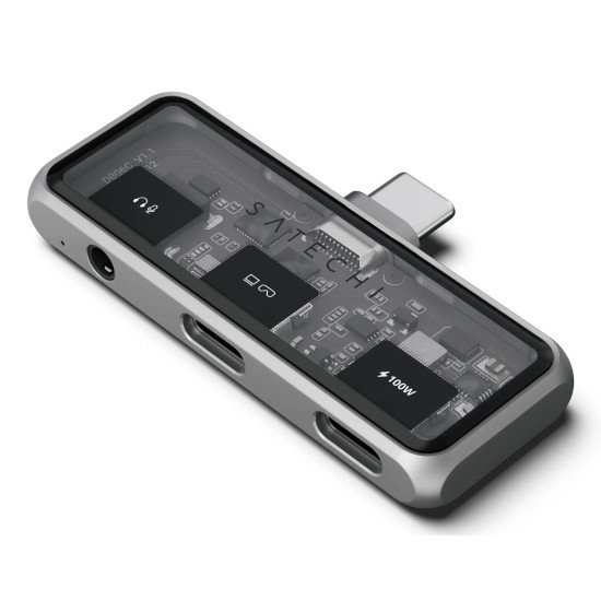 Satechi ST-HXRAJM station d'accueil USB 3.2 Gen 2 (3.1 Gen 2) Type-C Gris
