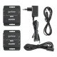 Manhattan Kit d'extension HDMI 4K sur Ethernet, étend 4K@30 Hz jusqu'à 40 m ou 1080p@60 Hz jusqu'à 70 m via câble Cat6, émetteur et récepteur, alimentation par câble (PoC), noir, garantie de 3 ans