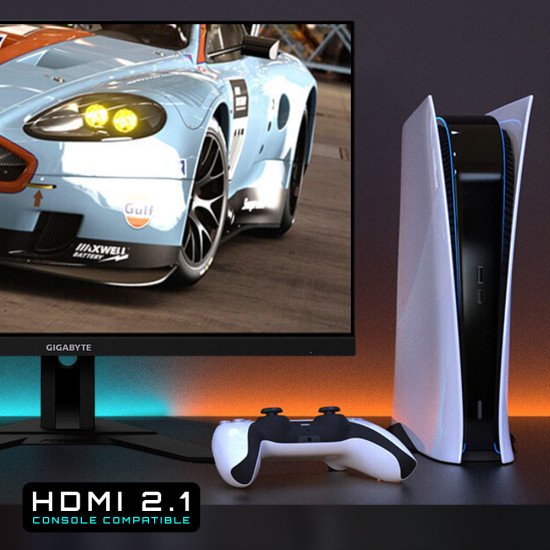 GIGABYTE M28U Moniteur de jeu 28" 4K UHD - 3840 x 2160, 144Hz, 1ms, 300 cd/m², FreeSync Premium Pro, Display HDR400, HDMI 2.1, DisplayPort 1.4