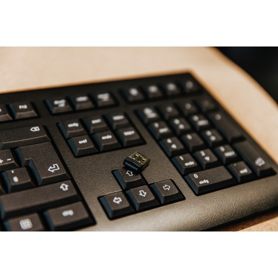 CHERRY KW 3000 clavier RF sans fil QWERTY Anglais Noir