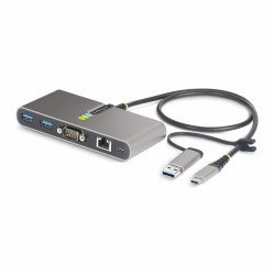 StarTech.com 5G2A1SGBB-USB-C-HUB station d'accueil Avec fil USB 3.2 Gen 1 (3.1 Gen 1) Type-C Gris StarTech.com 5G2A1SGBB-USB-C-HUB station d'accueil Avec fil USB 3.2 Gen 1 (3.1 Gen 1) Type-C Gris