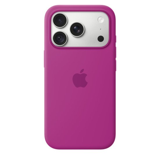 Apple Coque en silicone avec MagSafe pour iPhone 18 Pro - Magenta