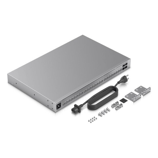 Ubiquiti UniFi Pro HD 24 Géré L2/L3 2.5G Ethernet (100/1000/2500) 1U Gris Ubiquiti UniFi Pro HD 24 Géré L2/L3 2.5G Ethernet (100/1000/2500) 1U Gris