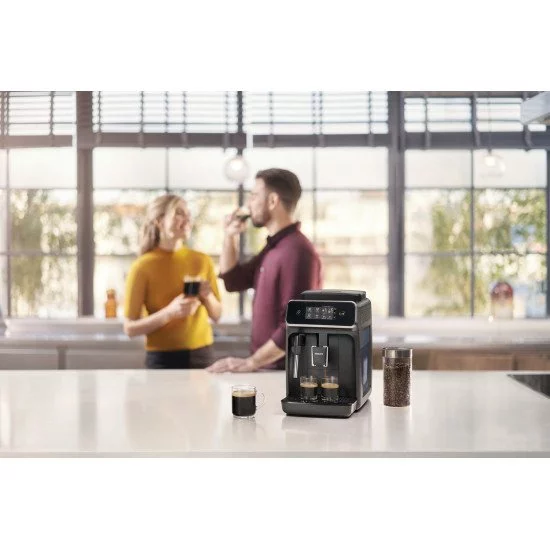 Philips 2200 series Séries 2200 Noir Mat EP2220/10 Machine expresso broyeur, 2 boissons, mousseur lait Philips 2200 series Séries 2200 Noir Mat EP2220/10 Machine expresso broyeur, 2 boissons, mousseur lait