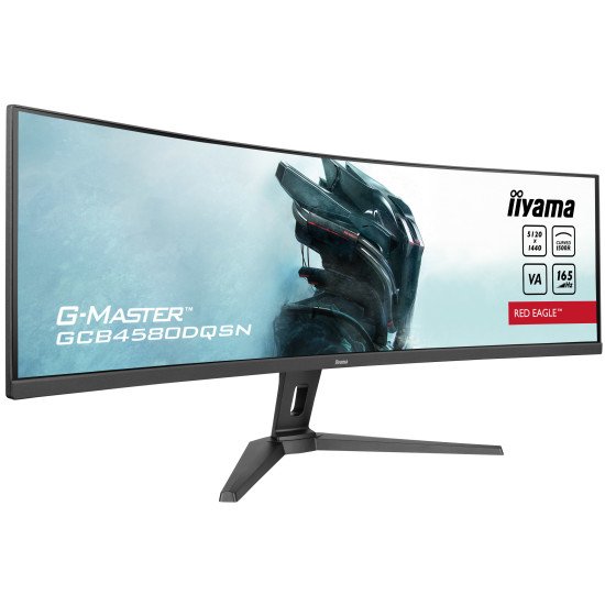 iiyama G-MASTER RED EAGLE CURVED écran PC 114,3 cm (45") 5120 x 1440 pixels Dual QHD LED Noir