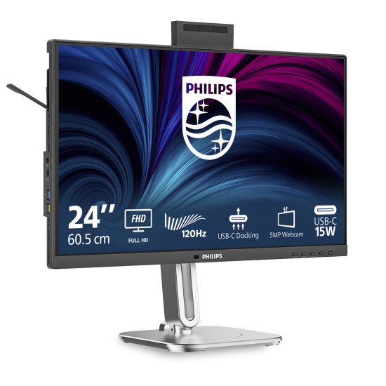 Philips 4000 series 24B2U4301H/00 écran PC 60,5 cm (23.8") 1920 x 1080 pixels Full HD LCD Gris