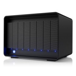 LaCie 8big Pro5 boîtier de disques 256 To Bureau Noir