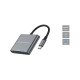 Conceptronic DONN18G station d'accueil Avec fil USB 3.2 Gen 1 (3.1 Gen 1) Type-C Gris Conceptronic DONN18G station d'accueil Avec fil USB 3.2 Gen 1 (3.1 Gen 1) Type-C Gris