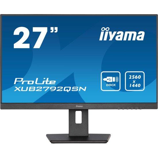 iiyama ProLite 68,6 cm (27") 2560 x 1440 pixels Wide Quad HD LED Noir iiyama ProLite 68,6 cm (27") 2560 x 1440 pixels Wide Quad HD LED Noir