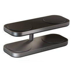 ZENS ZEQC01B/00 chargeur d'appareils mobiles Écouteurs, Smartphone, Smartwatch Noir Secteur Recharge sans fil Charge rapide Intérieure