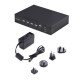 StarTech.com Switch KVM DisplayPort à 4 Ports avec Fonction Mouse Roaming et Multi-View / Picture-in-Picture, 4K 60 Hz, Hub USB 3.0 (5 Gbps), Contrôle par Raccourcis Clavier, Conforme TAA