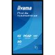 iiyama T4329AS-B1AG Écran d'affichage dynamique Écran plat interactif 108 cm (42.5") LED Wifi 500 cd/m² 4K Ultra HD Noir Écran tactile Intégré dans le processeur Android 24/7 iiyama T4329AS-B1AG Écran d'affichage dynamique Écran plat interactif 108 cm (42.5") LED Wifi 500 cd/m² 4K Ultra HD Noir Écran tactile Intégré dans le processeur Android 24/7