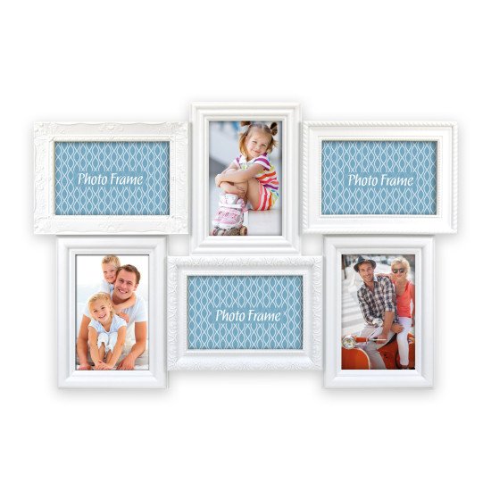 ZEP H2346 cadre photos Multi cadre Blanc
