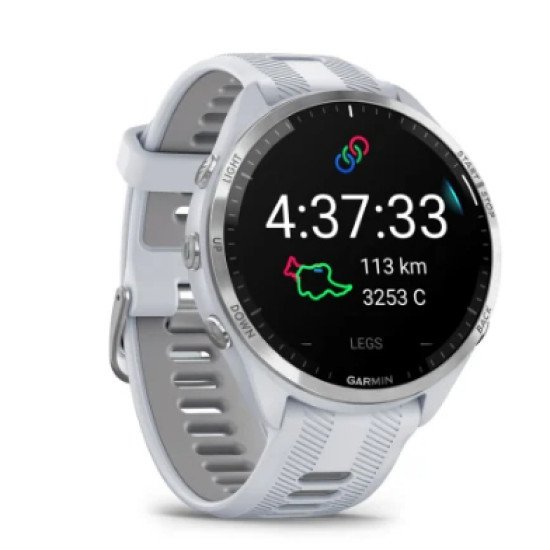 Garmin Forerunner 965 3,56 cm (1.4") AMOLED 47 mm Blanc GPS (satellite)