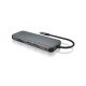 ICY BOX IB-DK4060-CPD station d'accueil Avec fil USB 3.2 Gen 1 (3.1 Gen 1) Type-C Noir, Gris