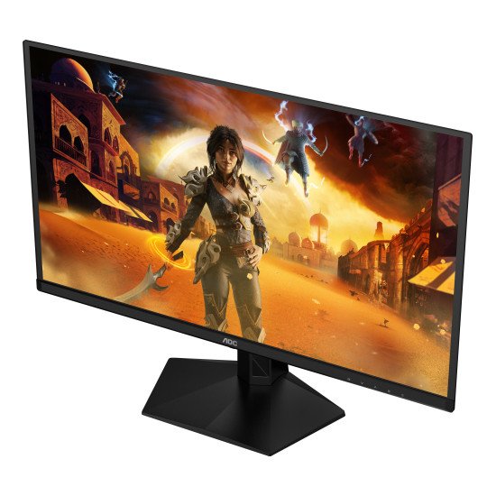 AOC G4 Q27G41ZDF écran PC 67,3 cm (26.5") 2560 x 1440 pixels Quad HD QD-OLED Noir, Rouge