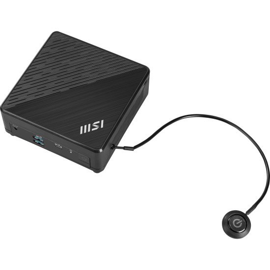 MSI Cubi N ADL S-217DE PC/poste de travail Intel® N N200 8 Go DDR4-SDRAM 256 Go SSD Windows 11 Pro Mini PC Noir MSI Cubi N ADL S-217DE PC/poste de travail Intel® N N200 8 Go DDR4-SDRAM 256 Go SSD Windows 11 Pro Mini PC Noir