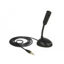 DeLOCK 65872 Noir Microphone de téléphone mobile/smartphone