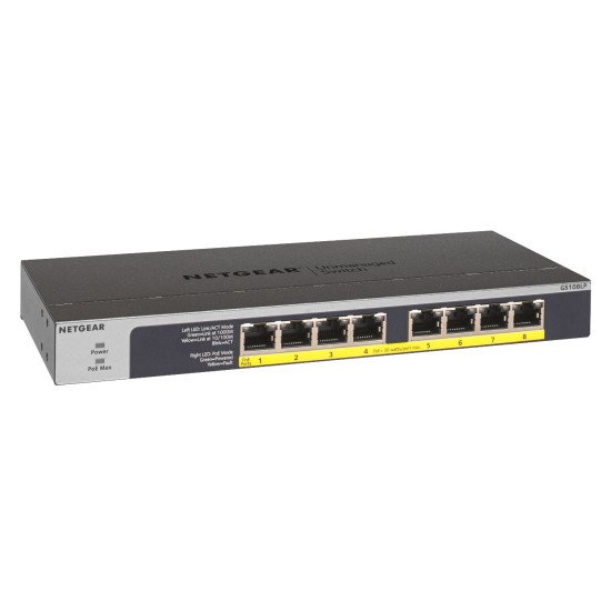 Netgear GS108LP Non-géré Switch Gigabit Ethernet