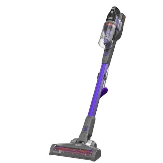 Black & Decker BDPSE1815P-QW aspirateur balai et balai électrique Aspirateur-balai 2 en 1 Batterie Sec Sans sac 0,65 L Violet 1,5 Ah