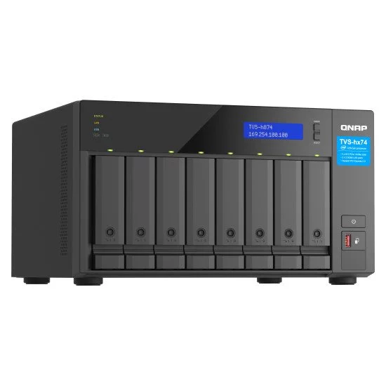QNAP TVS-H874T-I9-64G serveur de stockage NAS Tower Intel® Core™ i9 64 Go DDR4 HDD QNAP QTS Noir QNAP TVS-H874T-I9-64G serveur de stockage NAS Tower Intel® Core™ i9 64 Go DDR4 HDD QNAP QTS Noir