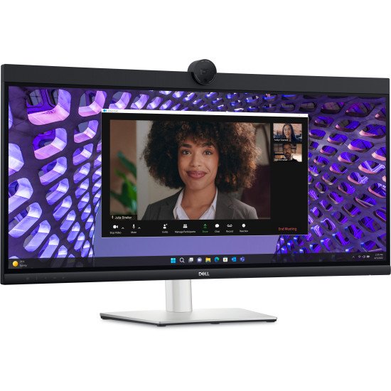 DELL P Series P3424WEB écran PC 86,7 cm (34.1") 3440 x 1440 pixels 4K Ultra HD LCD Noir