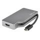 StarTech.com Adaptateur multiport USB-C gris sidéral avec 4 sorties vidéo - 4K 60 Hz