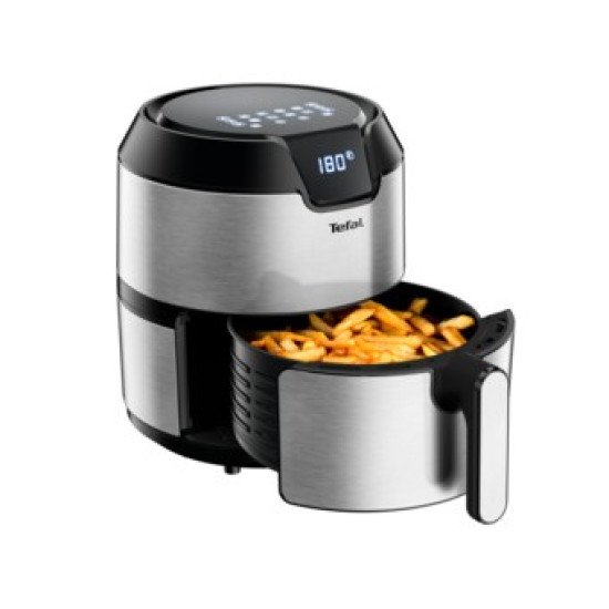 Tefal Easy Fry EY401D Unique 4,2 L Autonome 1500 W Friteuse d'air chaud Noir, Acier inoxydable Tefal Easy Fry EY401D Unique 4,2 L Autonome 1500 W Friteuse d'air chaud Noir, Acier inoxydable