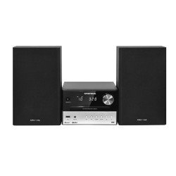 Grundig CMS 3000 BT DAB+ Système micro audio domestique 30 W Noir, Argent Grundig CMS 3000 BT DAB+ Système micro audio domestique 30 W Noir, Argent