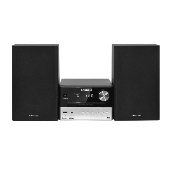 Grundig CMS 3000 BT DAB+ Système micro audio domestique 30 W Noir, Argent