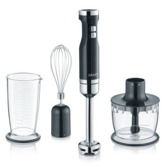 Graef HB502EU blender 0,7 L Mélangeur par immersion Noir, Argent