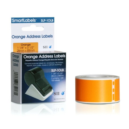 Seiko SLP-1OLB Orange Imprimante d'étiquette adhésive