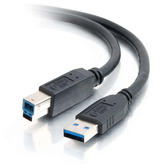 C2G 2m USB 3.0 câble USB 3.2 Gen 1 (3.1 Gen 1) USB A USB B Noir