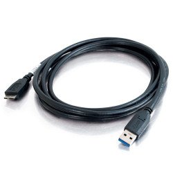 C2G Câble USB 3.0 mâle A vers micro USB mâle B de 1 M C2G Câble USB 3.0 mâle A vers micro USB mâle B de 1 M