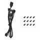 DeepCool FL12R-3 IN 1 Boitier PC Ventilateur 12 cm Noir 3 pièce(s) DeepCool FL12R-3 IN 1 Boitier PC Ventilateur 12 cm Noir 3 pièce(s)