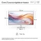 HP Series 5 Écran Full HD réglable en hauteur 27 pouces Série 5 - 527sh