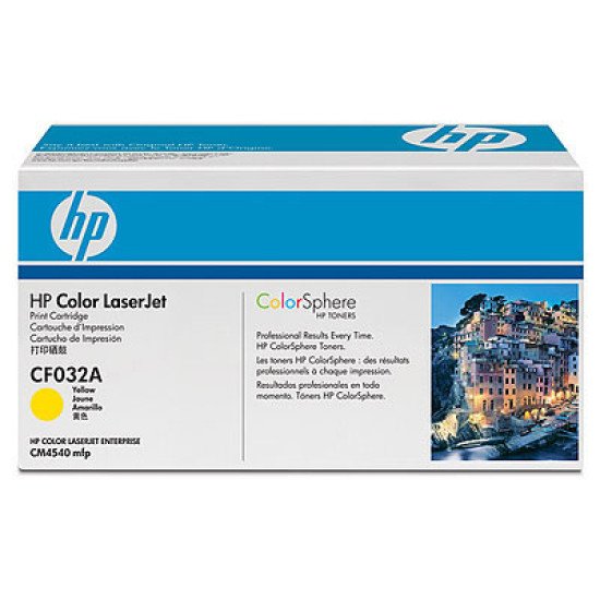 HP Color LaserJet CF032A Yellow Print Cartridge / CF032A Toner Jaune