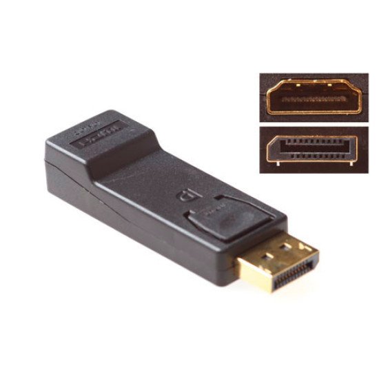 ACT AB3985 câble vidéo et adaptateur DisplayPort HDMI Noir