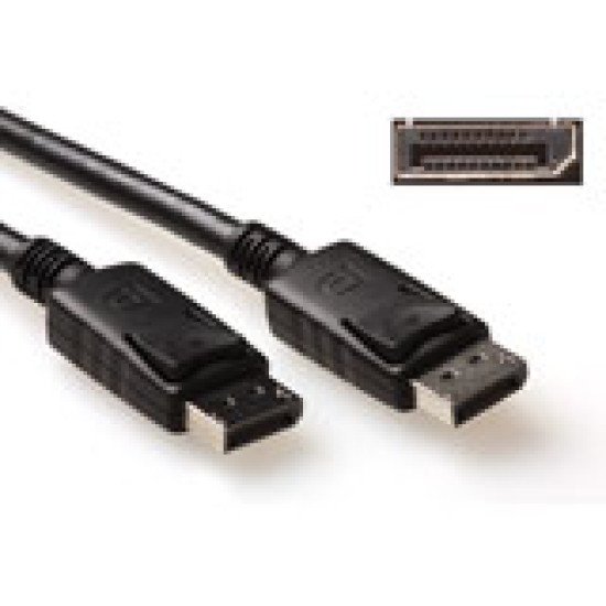 ACT AK3980 câble DisplayPort 2 m Noir