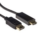 ACT AK3990 câble vidéo et adaptateur 1,8 m DisplayPort HDMI Noir ACT AK3990 câble vidéo et adaptateur 1,8 m DisplayPort HDMI Noir