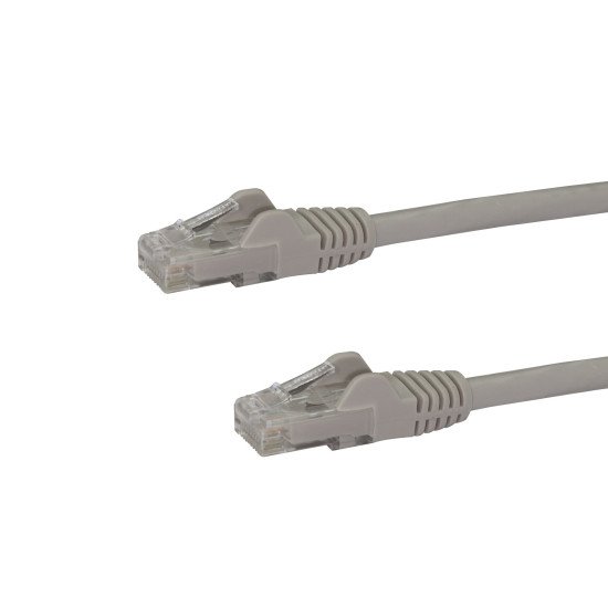 StarTech.com N6PATCH75GR câble de réseau Gris 22,9 m Cat6 U/UTP (UTP)