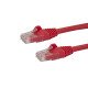 StarTech.com N6PATCH75RD câble de réseau Rouge 22,9 m Cat6 U/UTP (UTP)