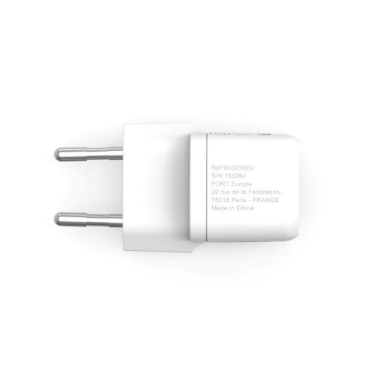 Port Designs 900030EU chargeur d'appareils mobiles Universel Blanc Secteur Charge rapide Intérieure Port Designs 900030EU chargeur d'appareils mobiles Universel Blanc Secteur Charge rapide Intérieure