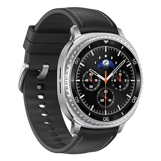 Samsung Galaxy Watch 8 Classic 3,3 cm (1.3") AMOLED 46 mm Numérique 438 x 438 pixels Écran tactile 4G Argent Wifi GPS (satellite)