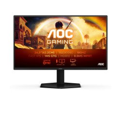 AOC G4 25G42E écran PC 62,2 cm (24.5") 1920 x 1080 pixels Full HD LED Noir, Rouge